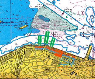 Layout dos píeres
